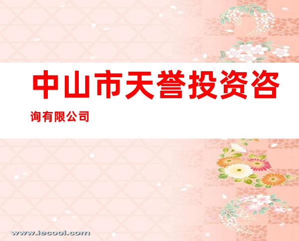 中山市天誉投资咨询有限公司