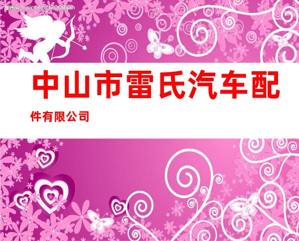 中山市雷氏汽车配件有限公司