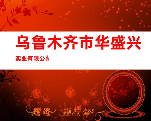 乌鲁木齐市华盛兴实业有限公司