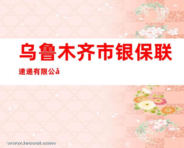 乌鲁木齐市银保联速递有限公司