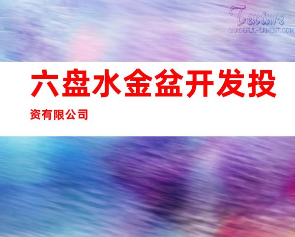 六盘水金盆开发投资有限公司