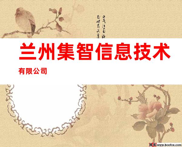 兰州集智信息技术有限公司