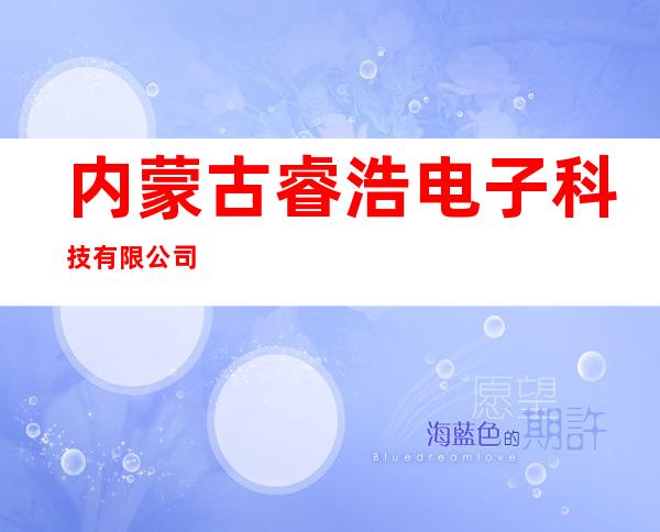 内蒙古睿浩电子科技有限公司