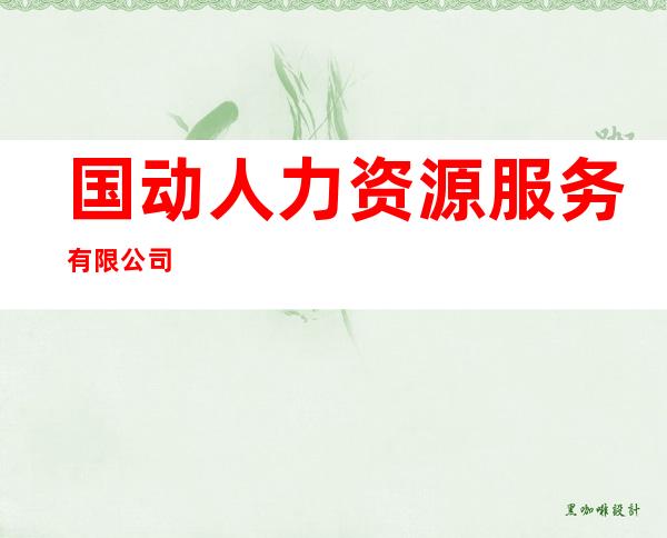 国动人力资源服务有限公司