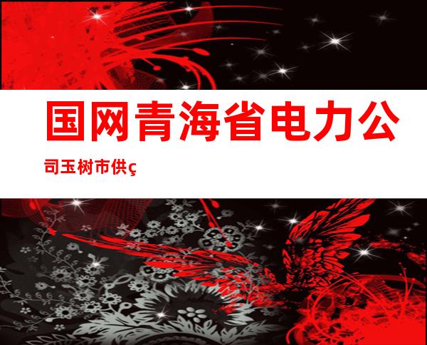 国网青海省电力公司玉树市供电公司