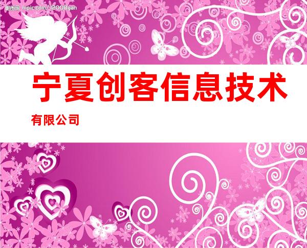 宁夏创客信息技术有限公司