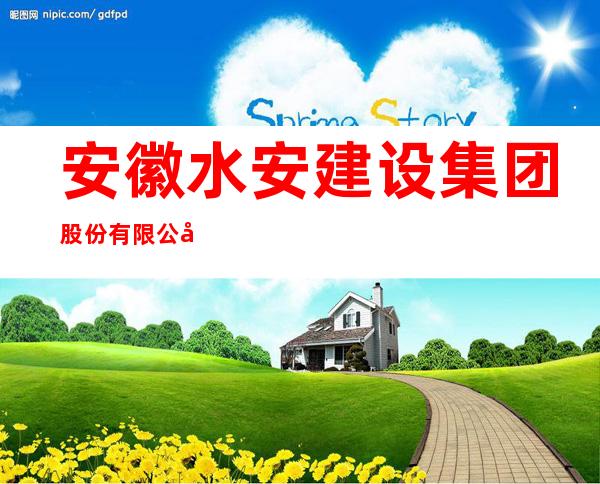 安徽水安建设集团股份有限公司博乐分公司