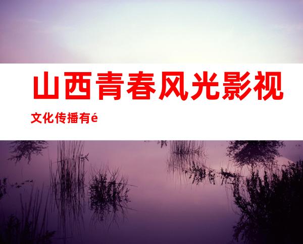 山西青春风光影视文化传播有限公司