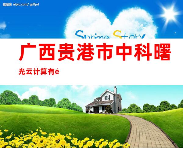 广西贵港市中科曙光云计算有限公司