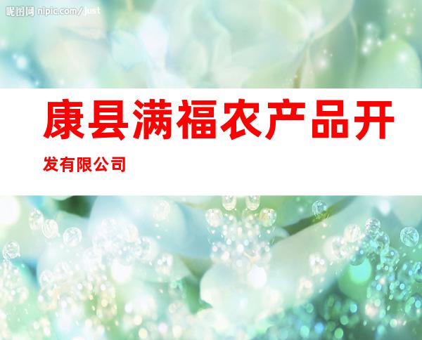 康县满福农产品开发有限公司