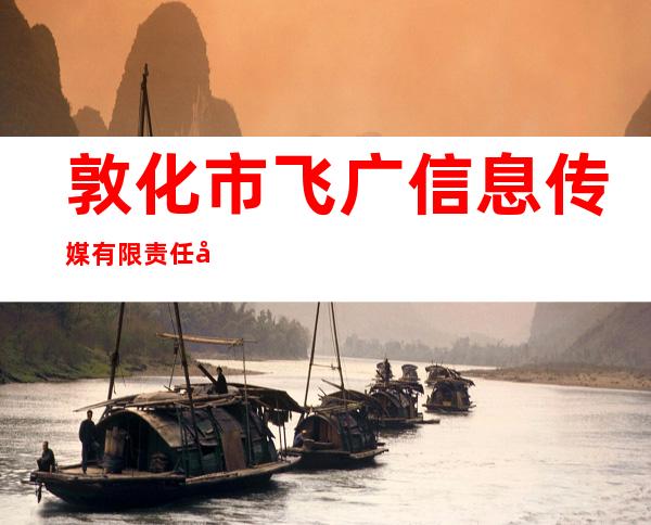 敦化市飞广信息传媒有限责任公司
