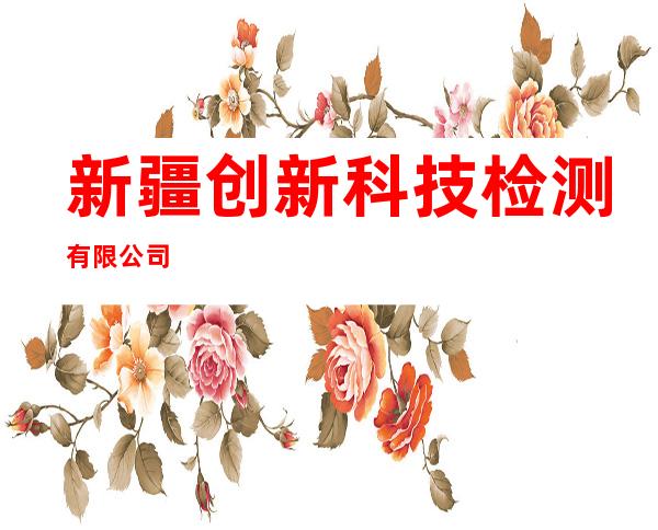 新疆创新科技检测有限公司