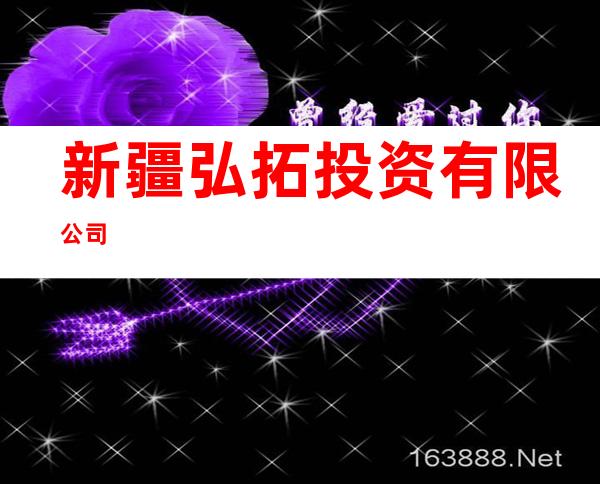 新疆弘拓投资有限公司