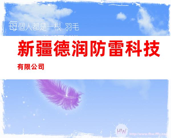 新疆德润防雷科技有限公司