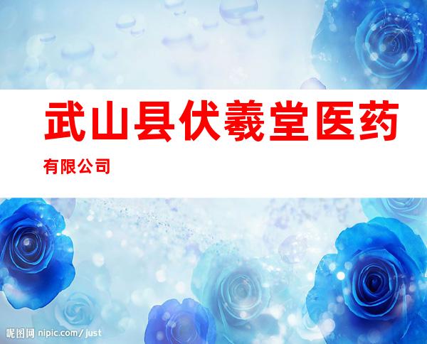 武山县伏羲堂医药有限公司