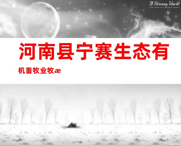 河南县宁赛生态有机畜牧业牧民专业合作社