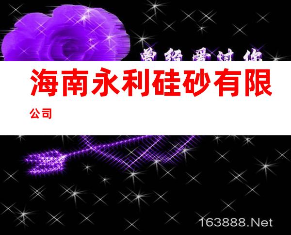 海南永利硅砂有限公司