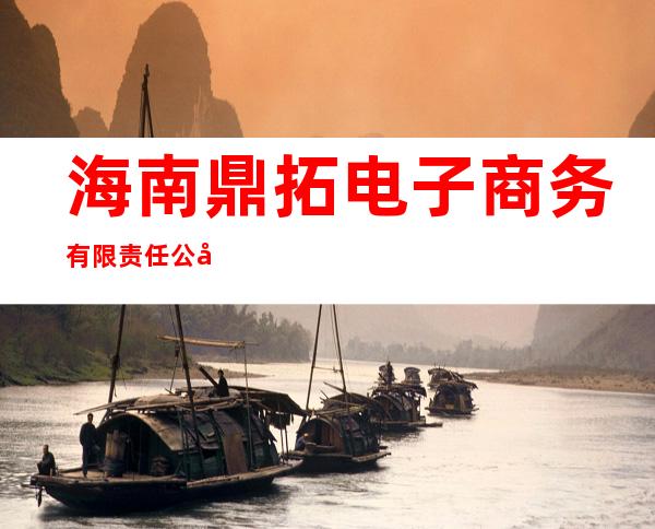 海南鼎拓电子商务有限责任公司