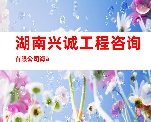 湖南兴诚工程咨询有限公司海南分公司