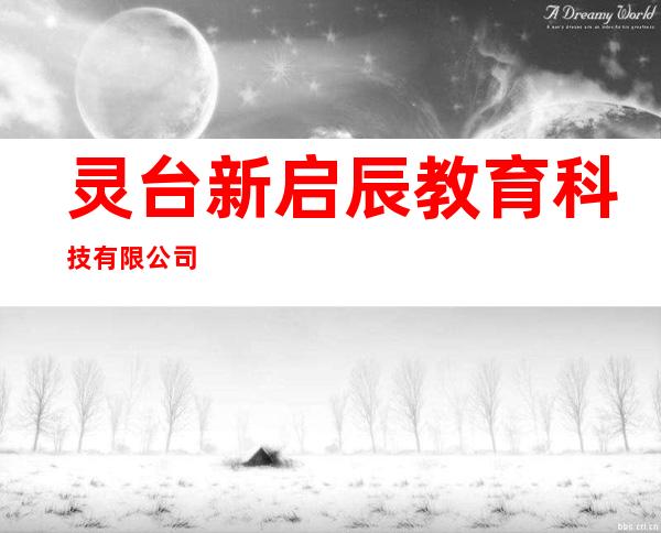 灵台新启辰教育科技有限公司