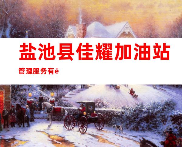 盐池县佳耀加油站管理服务有限公司