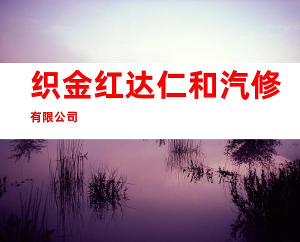 织金红达仁和汽修有限公司