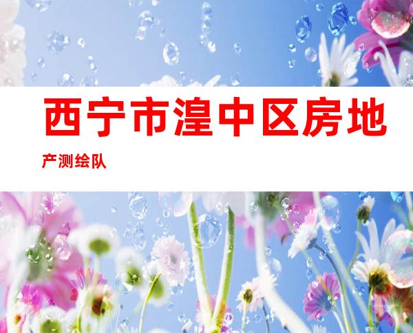西宁市湟中区房地产测绘队