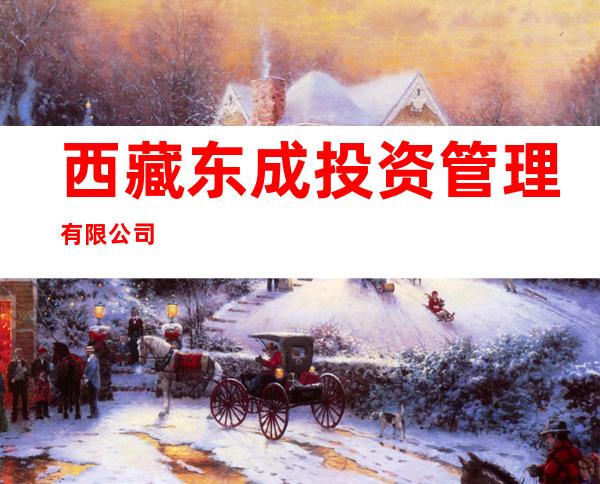 西藏东成投资管理有限公司