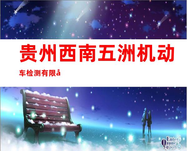 贵州西南五洲机动车检测有限公司