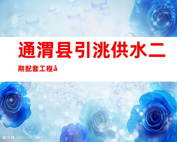 通渭县引洮供水二期配套工程建设有限责任公司