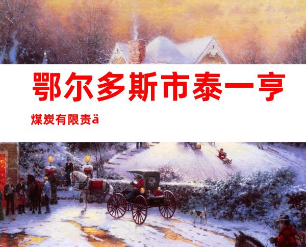鄂尔多斯市泰一亨煤炭有限责任公司