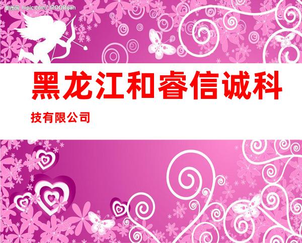 黑龙江和睿信诚科技有限公司