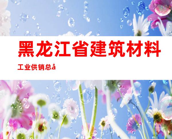 黑龙江省建筑材料工业供销总公司